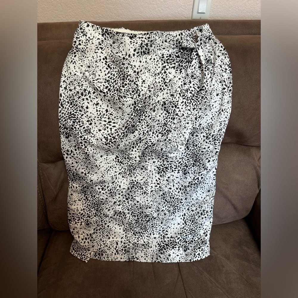Nine West faux wrap skirt